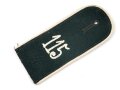 Heer, einzelne Schulterklappe für Mannschaften im Infanterie Regiment 115, Länge 12,5cm