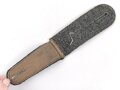 Heer, einzelne Schulterklappe für einen Feldwebel der Infanterie, Länge etwa 12,5cm