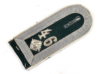 Heer, einzelne Schulterklappe für einen Feldwebel im Infanterie Regiment 46, Länge etwa 11cm
