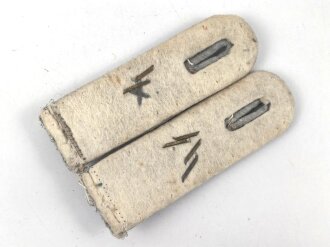 Heer, Paar Schulterklappen für einen Leutnant im Infanterie Regiment 36, Länge etwa 10,5cm