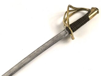 Frankreich, Kavalleriesäbel Modell 1822 für Mannschaften,  ohne Scheide, datiert 1837