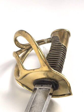 Frankreich, Kavalleriesäbel Modell 1822 für Mannschaften,  ohne Scheide, datiert 1837