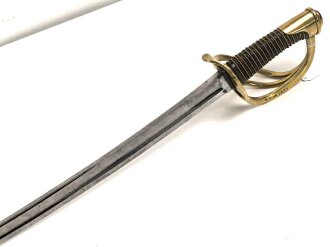Frankreich, Kavalleriesäbel Modell 1822 für Mannschaften,  ohne Scheide, datiert 1837