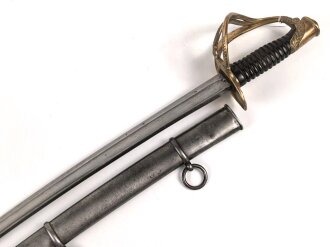Frankreich, Säbel Modell 1822 für Offiziere der Kavallerie, Kammerstück von 1874