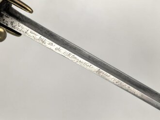 Frankreich, Säbel für Husaren Modell 1803. Hersteller Klingenthal 1813