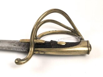 Frankreich, Säbel für Husaren Modell 1803. Hersteller Klingenthal 1813