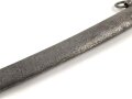 Sandgestrahlte Scheide für einen Reitersäbel, passend für zum Beispiel  Frankreich, Säbel für Husaren Modell 1803. Gesamtlänge 93cm