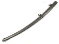 Sandgestrahlte Scheide für einen Reitersäbel, passend für zum Beispiel  Frankreich, Säbel für Husaren Modell 1803. Gesamtlänge 93cm