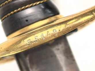 Frankreich, Säbel für Offiziere der Infanterie Modell 1845. Datiert 1915