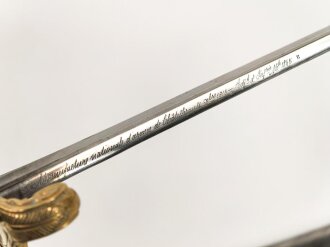 Frankreich, Säbel für Offiziere der Infanterie Modell 1845. Datiert 1915