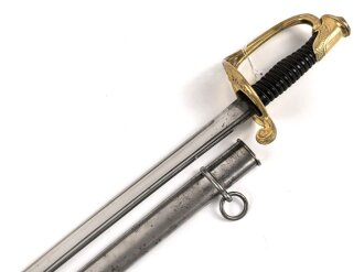 Frankreich, Säbel für Offiziere der Infanterie Modell 1845. Datiert 1915