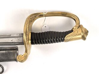 Frankreich, Säbel für Offiziere der Infanterie Modell 1845. Datiert 1915