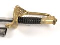 Frankreich, Säbel für Offiziere der Infanterie Modell 1845. Datiert 1915