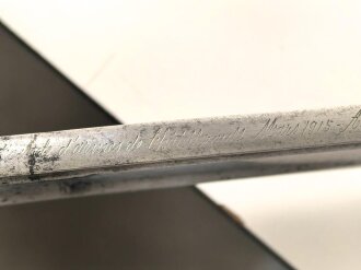 Frankreich, Säbel für Offiziere der Infanterie Modell 1845. Datiert 1915 , Scheide fehlt