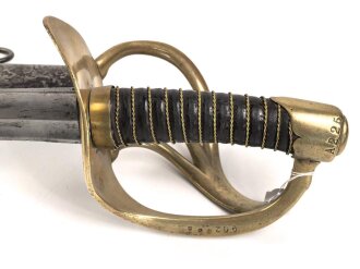 Frankreich, Kürassier Pallasch Modell 1802/03, Kammerstück Klingenthal 1816. Gereinigt