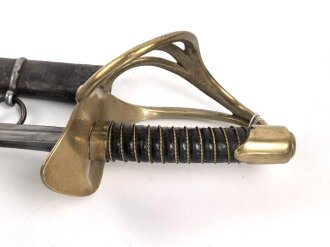 Frankreich, Kürassier Pallasch Modell 1802/03, Kammerstück Klingenthal 1816. Gereinigt