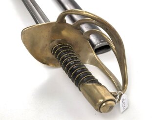 Frankreich, Kürassier Pallasch Modell 1802/03, Kammerstück Klingenthal 1816. Gereinigt