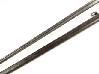 Frankreich, Säbel für Offiziere der Infanterie Modell 1882. Datiert 1883, getragenes Stück