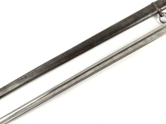 Frankreich, Säbel für Offiziere der Infanterie Modell 1882. Datiert 1883, getragenes Stück