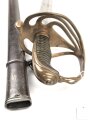 Frankreich, Säbel für Offiziere der Infanterie Modell 1882. Datiert 1883, getragenes Stück