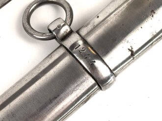 Frankreich, Säbel für Kürassiere Modell 1854/1882. Klingenlänge 95cm, Hersteller Klingenthal. Guter Zustand