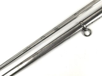 Frankreich, Säbel für Kürassiere Modell 1854/1882. Klingenlänge 95cm, Hersteller Klingenthal. Guter Zustand