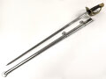 Frankreich, Säbel für Kürassiere Modell 1854/1882. Klingenlänge 95cm, Hersteller Klingenthal. Guter Zustand