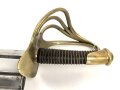 Frankreich, Säbel für Kürassiere Modell 1854/1882. Klingenlänge 95cm, Hersteller Klingenthal. Guter Zustand