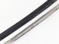 Frankreich, Säbel mit Lederscheide, diese zum Teil mit älterer Reparatur. Hersteller Klingenthal