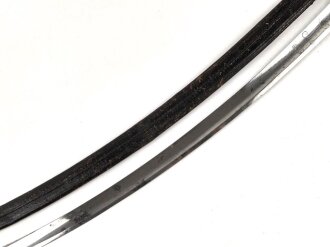 Bayern, Bürgerwehrsäbel um 1830 in gutem Gesamtzustand. Die Klinge mit geätzter Chiffre "L" unter Krone.