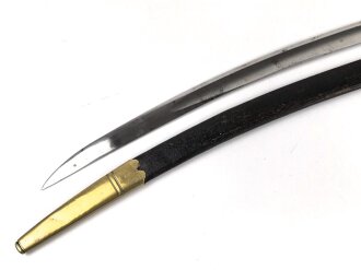 Bayern, Bürgerwehrsäbel um 1830 in gutem Gesamtzustand. Die Klinge mit geätzter Chiffre "L" unter Krone.