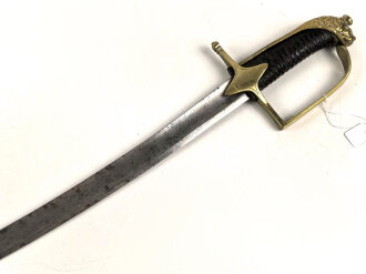 Bayern, Bürgerwehrsäbel um 1830 in gutem Gesamtzustand. Die Scheide fehlt
