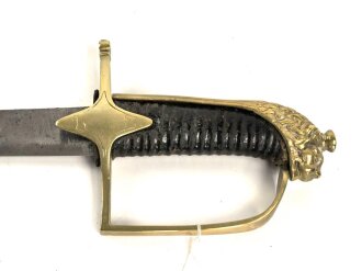 Bayern, Bürgerwehrsäbel um 1830 in gutem Gesamtzustand. Die Scheide fehlt