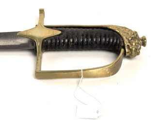 Bayern, Bürgerwehrsäbel um 1830 in gutem Gesamtzustand. Die Scheide fehlt