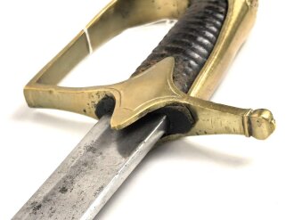 Bayern, Bürgerwehrsäbel um 1830 in gutem Gesamtzustand. Die Scheide fehlt