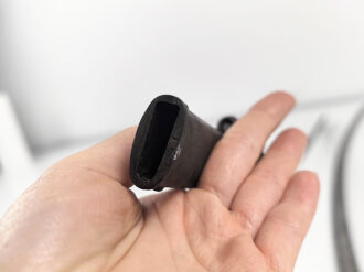 Bayern, Bürgerwehrsäbel um 1860. Gereinigtes Stück, die Klinge mit Gravur " Eisenhauer" " Christian Block in München" sowie gekrönter Chiffre.