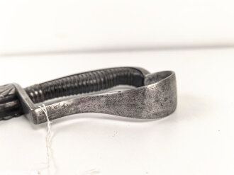 Bayern, Bürgerwehrsäbel um 1860. Gereinigtes Stück, die Klinge mit Gravur " Eisenhauer" " Christian Block in München" sowie gekrönter Chiffre.