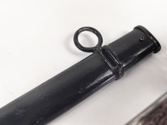 Bayern, Kavallerie Degen KD89 für einen Angehörigen im " königlich bayrischen 2. Ulanen Regiment König"  Doppelseitig Geäzte Klinge, , die Scheide alt überlackiert