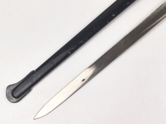 Bayern, Kavallerie Degen KD89 für einen Angehörigen im " königlich bayrischen 2. Ulanen Regiment König"  Doppelseitig Geäzte Klinge, , die Scheide alt überlackiert