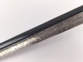 Bayern, Kavallerie Degen KD89 für einen Angehörigen im " königlich bayrischen 2. Ulanen Regiment König"  Doppelseitig Geäzte Klinge, , die Scheide alt überlackiert