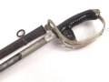 Preußen, Kavallerie Degen KD89 für einen Angehörigen im " Husaren Regiment No. 16"  Doppelseitig Geäzte Klinge, Klingenschraube anscheinend verkantet eingedreht, Griff wackelt