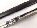 Preußen, Kavallerie Degen KD89 für einen Angehörigen im " Husaren Regiment No. 16"  Doppelseitig Geäzte Klinge, Klingenschraube anscheinend verkantet eingedreht, Griff wackelt