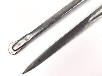 Preußen, Kavallerie Degen KD89 . Gereinigtes Stück , die doppelseitig geätzte Klinge verputzt