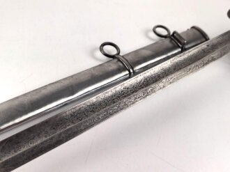 Preußen, Kavallerie Degen KD89 . Gereinigtes Stück , die doppelseitig geätzte Klinge verputzt