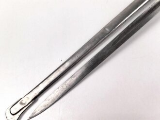 Preußen, Kavallerie Degen KD89 . Gereinigtes Stück , die doppelseitig geätzte Klinge verputzt