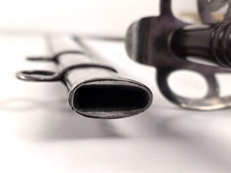 Preußen, Kavallerie Degen KD89 . Gereinigtes Stück , die doppelseitig geätzte Klinge verputzt