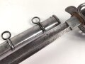 Preußen, Kavallerie Degen KD89 . Gereinigtes Stück , die doppelseitig geätzte Klinge verputzt