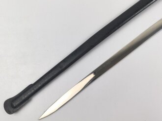 Reichswehr und frühe Wehrmacht,  Extrasäbel für Mannschaften und Unteroffiziere. Saubere Klinge von Ernst Pack & Söhne mbH Waffenfabrik Solingen, Scheide Originallack, guter Gesamtzustand