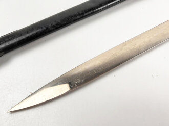 Reichswehr und frühe Wehrmacht,  Extrasäbel für Mannschaften und Unteroffiziere. Saubere Klinge von Ernst Pack & Söhne mbH Waffenfabrik Solingen, Scheide Originallack, guter Gesamtzustand