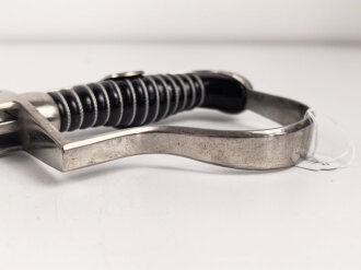 Reichswehr und frühe Wehrmacht,  Extrasäbel für Mannschaften und Unteroffiziere. Saubere Klinge von " Siegfried Waffen" Scheide Originallack, guter Gesamtzustand